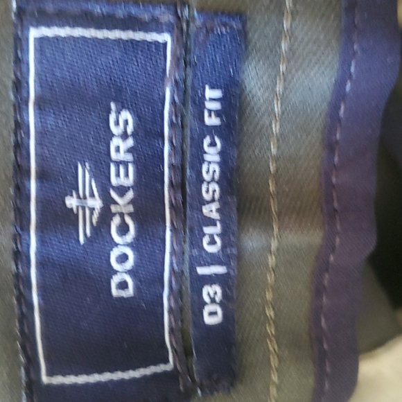 Mens 38 x 29 Dockers D3 Classic fit Olive Green - Picture 2 of 6